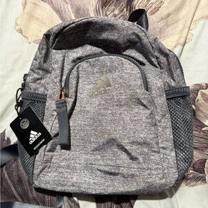 Adidas Heathered Gray Backpack